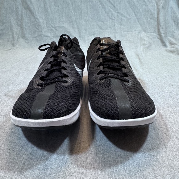 Nike Zoom Rival Distance‎ Track Shoes Mens 8.5 Black White DC8725-001 Spikes Bag - Picture 2 of 10